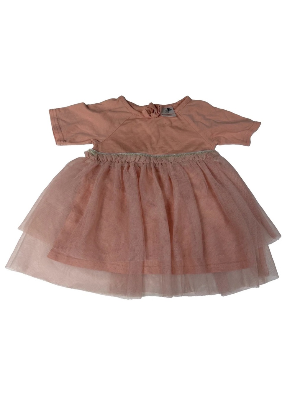 Hanna Andersson Baby Girls Size 70 6-12 Months Frilly Pink Dress Girly #0914